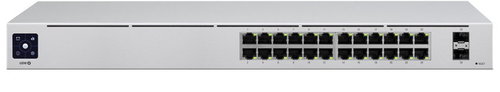 Ubiquiti UniFi USW-24 Switch Gestionado de 24 Puertos Gigabit y 2 SFP, Plata Ubiquiti UniFi USW-24 Switch Gestionado de 24 Puertos Gigabit y 2 SFP, Plata