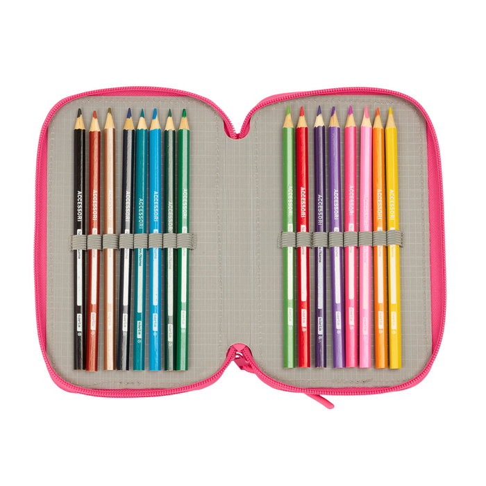 Portatodo Safta Feeling Multicolor 12,5 x 19,5 x 5,5 cm 37 Piezas