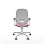 PIQUERAS Y CRESPO Silla de oficina Cilanco con mecanismo Sincro, Rosa y Gris