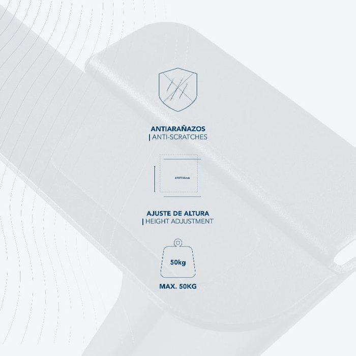 Daewoo Soporte de Mesa para TV de 23-70 Pulgadas, Capacidad 50 kg, 2 Niveles, Antiarañazos