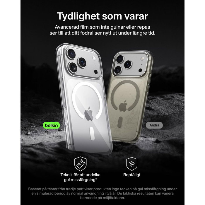 Belkin SheerForce Mag.Prot.Case iPhone 17 Pro, Transparente Belkin SheerForce Mag.Prot.Case iPhone 17 Pro, Transparente