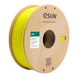 eSUN ABS+ Filamento 1.75mm 1kg, Color Amarillo, Compatible con Bambu Lab P1P/X1, Voron 2.4, Prusa, Creality Ender 3