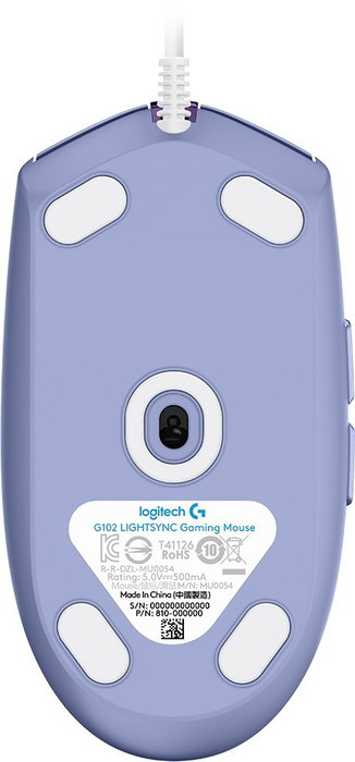 Logitech G102 Lightsync Lila