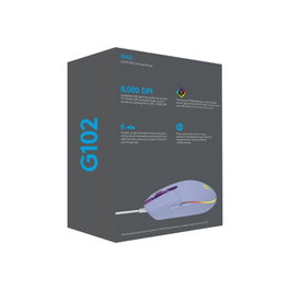 Logitech G102 LIGHTSYNC Ratón Gaming Lila