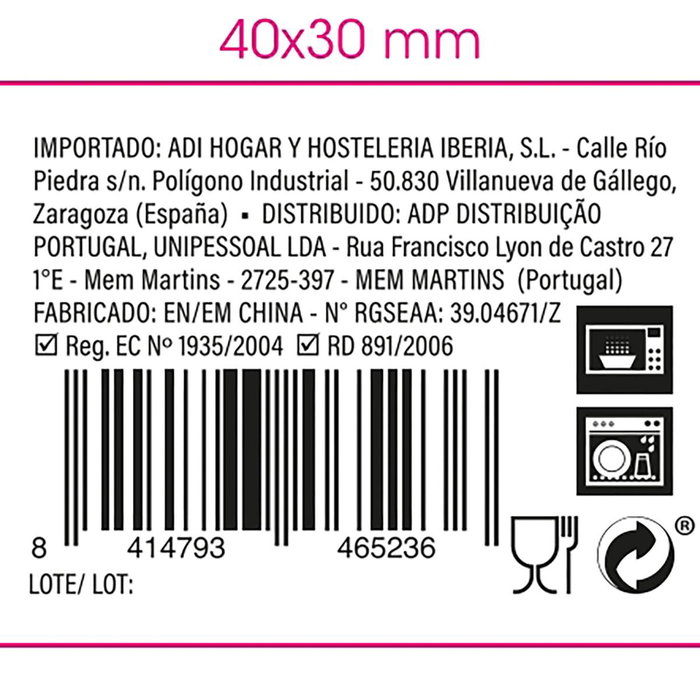 Fuente Rectangular Porcelana Gastro Fresh Quid 36x25 cm