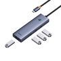 Baseus UltraJoy Series 4-Port HUB Type-C Gris
