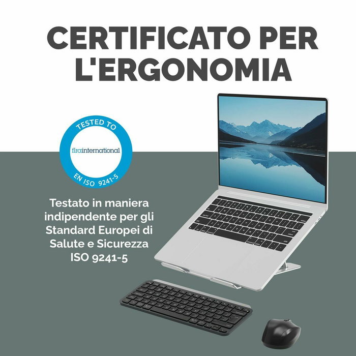 Fellowes Alumia Soporte Elevador para Portátil Plata