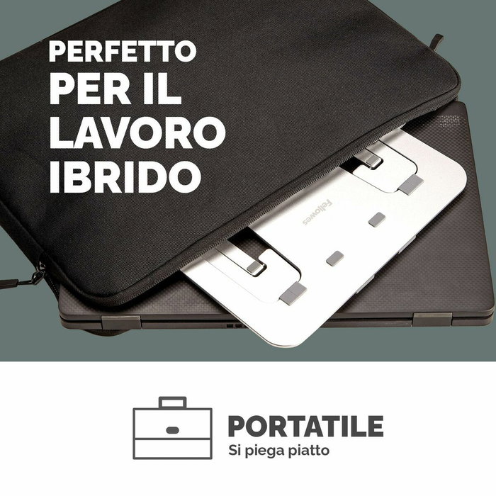 Fellowes Alumia Soporte Elevador para Portátil Plata