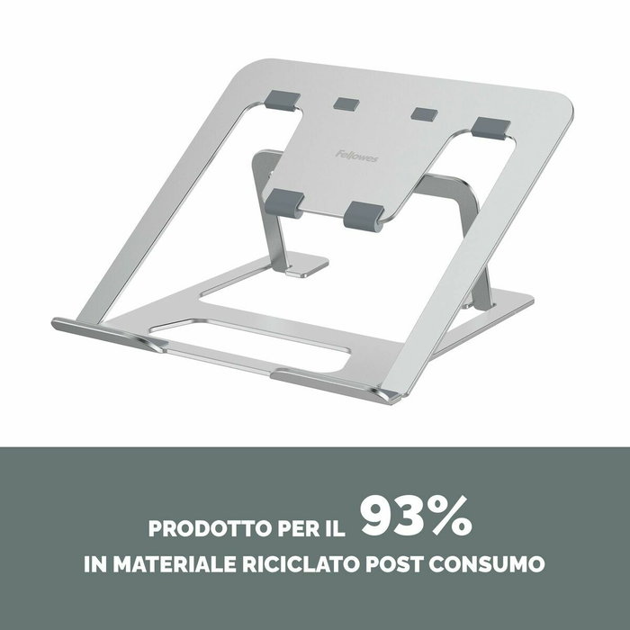 Fellowes Alumia Soporte Elevador para Portátil Plata