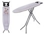Kipit Tabla de Planchar Gris, Tabla Plancha con Area de Planchado 131 x 33 cm, Dimensiones: 35 x 5 x 1.5 cm, Metal, Tela y Plastico (Set de 4)