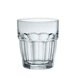 Bormioli Rocco Rockbar Vaso de Cristal Templado 270 ml, Diámetro 84 mm, Apto Lavavajillas, 36 Unidades
