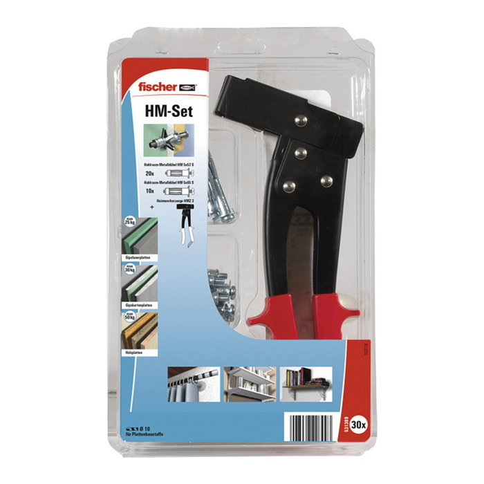 Fischer Kit de instalación para cavidades con pinza HM Z3 Fischer Kit de instalación para cavidades con pinza HM Z3