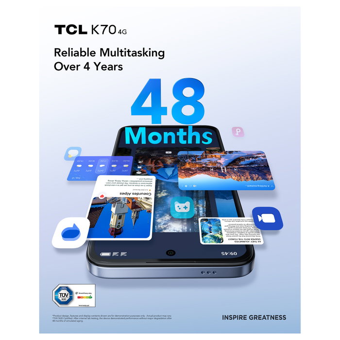 TCL K70 128GB Midnight Black TCL K70 128GB Midnight Black
