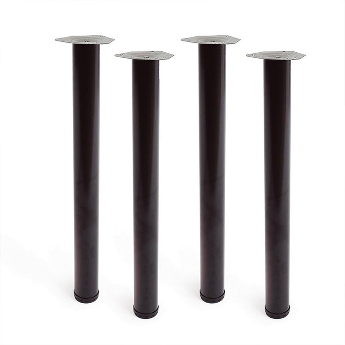 Rei Pata Cilíndrica de Mesa Acero Negro Modelo 4406 Ø60x710 mm - 4 Unidades Rei Pata Cilíndrica de Mesa Acero Negro Modelo 4406 Ø60x710 mm - 4 Unidades
