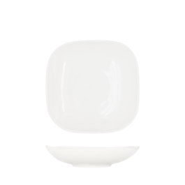 Summa Noubon Gastrobar Plato Hondo Cuadrado Marfil (Set de 6) 18x18 cm