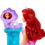 Mattel Muñeca Ariel con Tocador JBF86 Disney Princess, con cola de sirena extraíble y accesorios sorpresa
