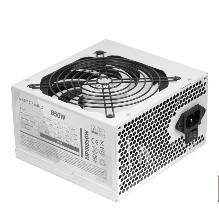 Mars Gaming MPIII850 850W Blanco ATX Mars Gaming MPIII850 850W Blanco ATX