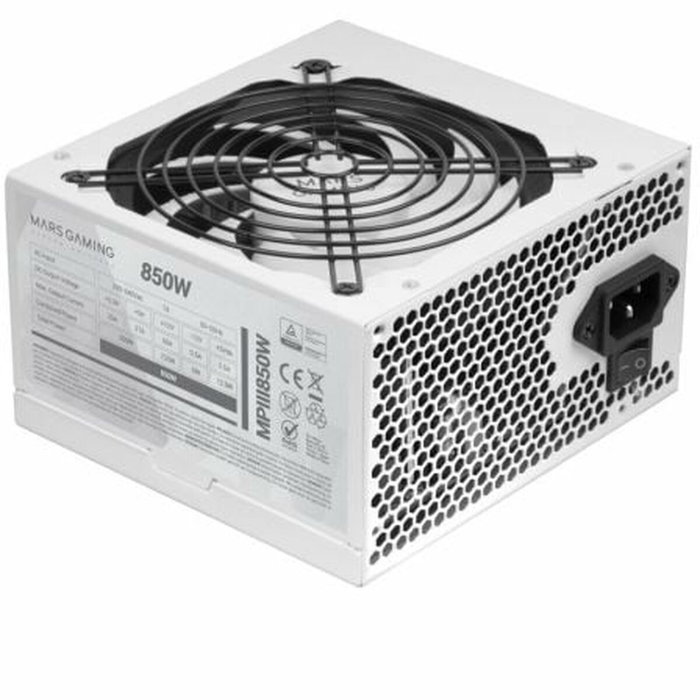Mars Gaming MPIII850 850W Blanco ATX Mars Gaming MPIII850 850W Blanco ATX