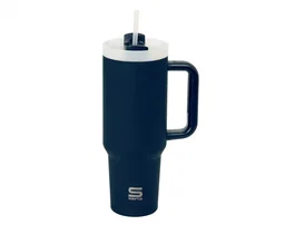 Safta Vaso Térmico con Pajita, 1200 ml, 26.5x10x10 cm