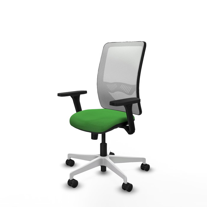 PIQUERAS Y CRESPO Silla de oficina Zulema con mecanismo Sincro, Verde y Blanco PIQUERAS Y CRESPO Silla de oficina Zulema con mecanismo Sincro, Verde y Blanco