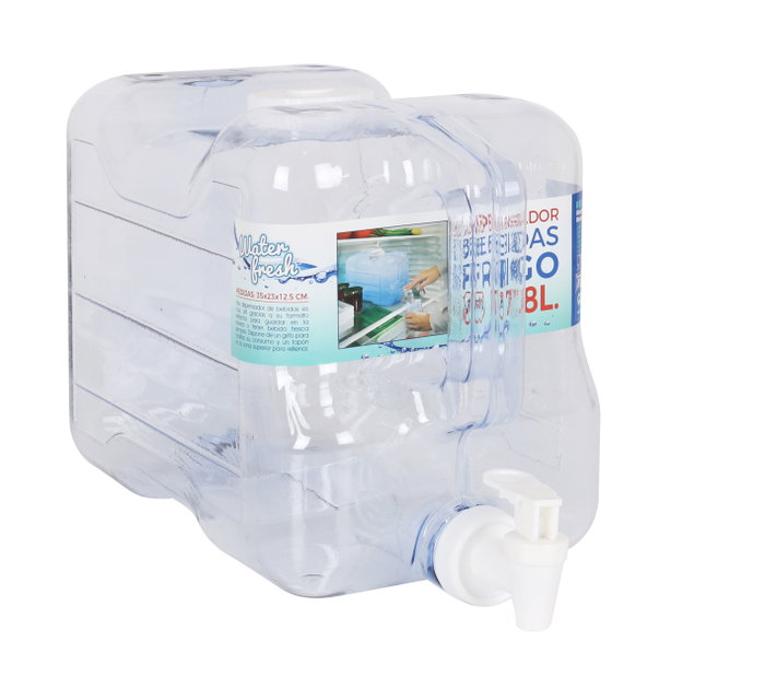 Inde Dispensador Frigorífico 7.8L Water Fres para Nevera 35x16x21.5 cm (12 Unidades)