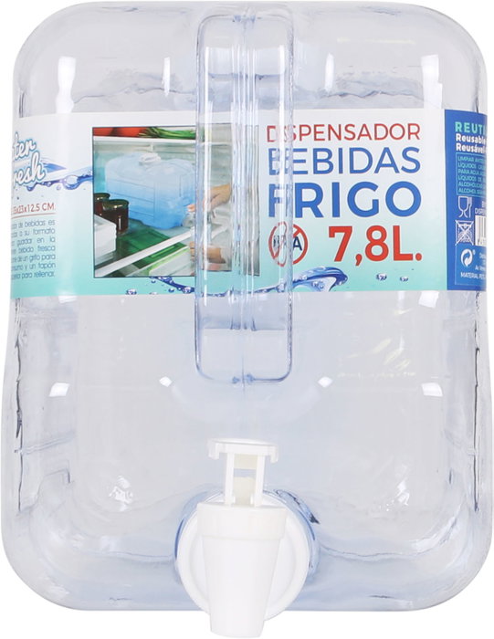 Inde Dispensador Frigorífico 7.8L Water Fres para Nevera 35x16x21.5 cm (12 Unidades)