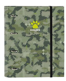 Carpeta de anillas Kelme Travel Negro Verde 27 x 32 x 3.5 cm