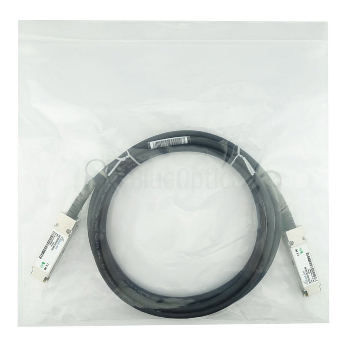 BlueOptics 10313 Cable DAC QSFP 3m 40GbE Negro