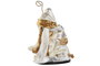 DKD Home Decor Nacimiento Navidad Moderna Blanco Dorado (2 Unidades) inevitable