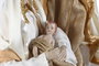 DKD Home Decor Nacimiento Navidad Moderna Blanco Dorado (2 Unidades) inevitable