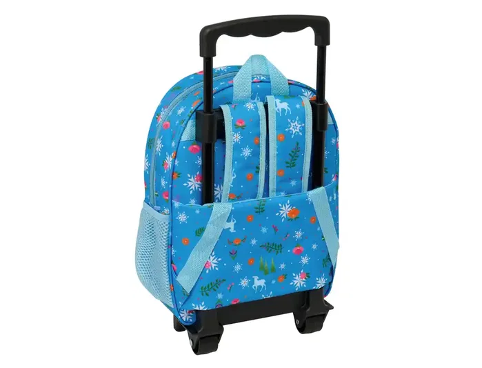 Safta Mochila Frozen 3D con Ruedas, Diseño Infantil de Elsa y Anna, 120 x 210 x 20 mm