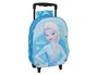 Safta Mochila Frozen 3D con Ruedas, Diseño Infantil de Elsa y Anna, 120 x 210 x 20 mm