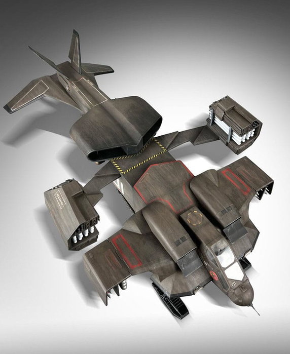 Hollywood Collectibles Group Aliens Replica UD-4 Cheyenne Dropship 61 cm