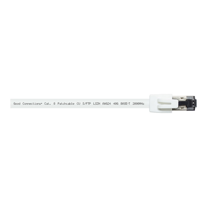 GoodConnections Alcasa 8080-005W Patchkabel Cat. 8.1 S/FTP Blanco 0,5m GoodConnections Alcasa 8080-005W Patchkabel Cat. 8.1 S/FTP Blanco 0,5m