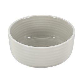 Home Deco Factory Bol 600 Ml Gris Bicolor Cerámica Mesa