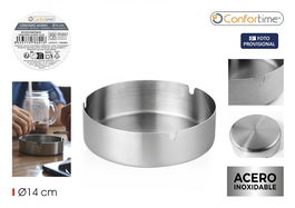 Inde Cenicero Acero 14 cm (24 Unidades)