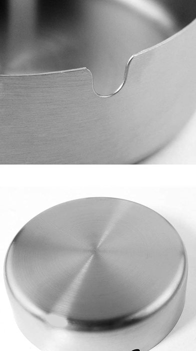 Inde Cenicero Acero 14 cm (24 Unidades) Inde Cenicero Acero 14 cm (24 Unidades)