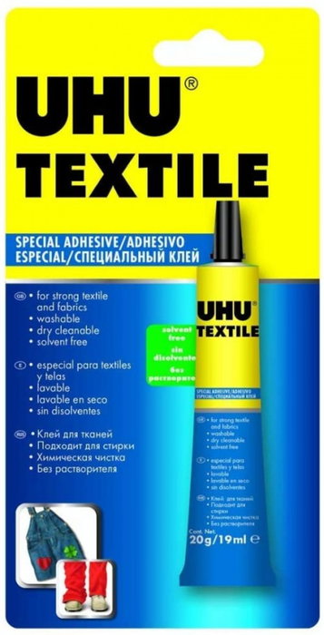 UHU Pegamento Especial Textil Blanco Tubo 20 g