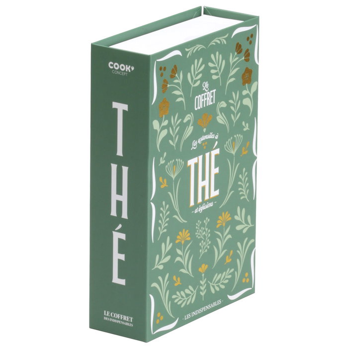 Cook Concept Caja-Libro Juego de 4 Piezas para Té - Pinza, Infusor y Soportes en Acero Inoxidable y Silicona Cook Concept Caja-Libro Juego de 4 Piezas para Té - Pinza, Infusor y Soportes en Acero Inoxidable y Silicona