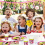 Color Baby Minnie Set Menaje Fiesta Deluxe 66 Piezas 8 Servicios Papel Plástico 3 años