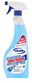 Limpiador Chubb Cristales Multiusos 2 En 1 Con Pistola Spray 750 Ml