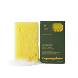 Esponjabon Cucumber Melon Jabón y Esponja 2 en 1 de 120 g