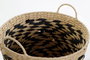 DKD Home Decor Set de 3 Cestas de Fibra 40x40x35 cm Marrón Claro