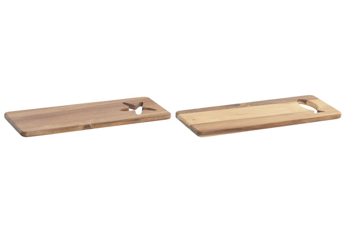 DKD Home Decor Tablas de Cortar Acacia 43,5x15x1,5 cm (Surtido de 2 unidades) inevitable