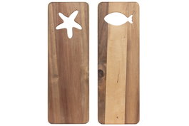 DKD Home Decor Tablas de Cortar Acacia 43,5x15x1,5 cm (Surtido de 2 unidades) inevitable