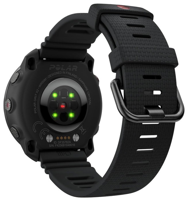 Polar Grit X2 Reloj Deportivo Negro 45 mm S-L