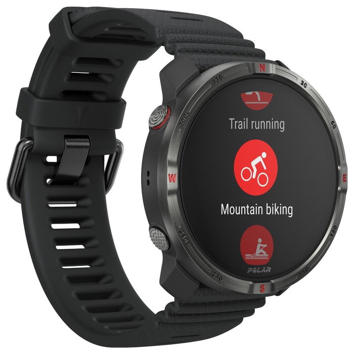 Polar Grit X2 Reloj Deportivo Negro 45 mm S-L