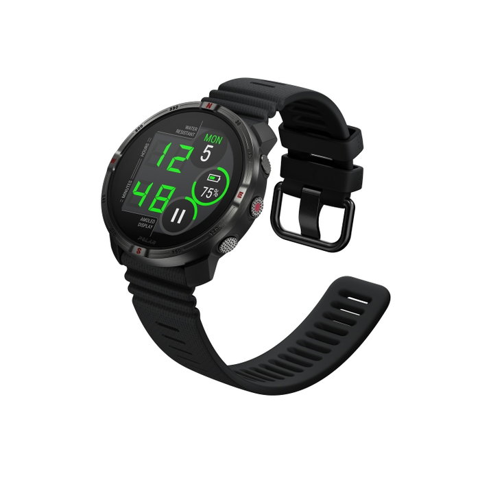Polar Grit X2 Reloj Deportivo Negro 45 mm S-L