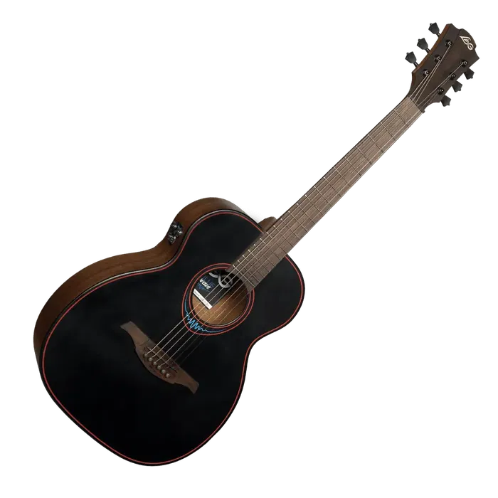 LAG Guitarra Acústica Travel A/E Blue Wave 1