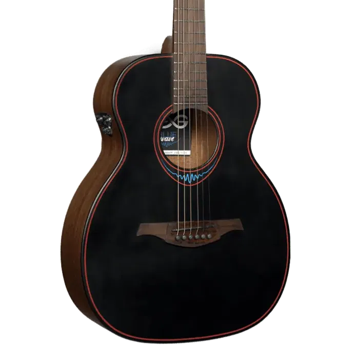 LAG Guitarra Acústica Travel A/E Blue Wave 1